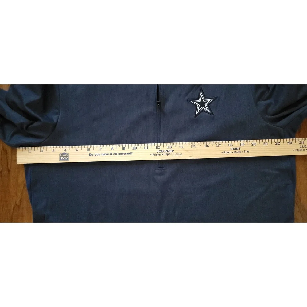 Nike Dallas Cowboys Men's NFL Team Apparel 1/4‎ Zip Pullover Long Sleeve Size L